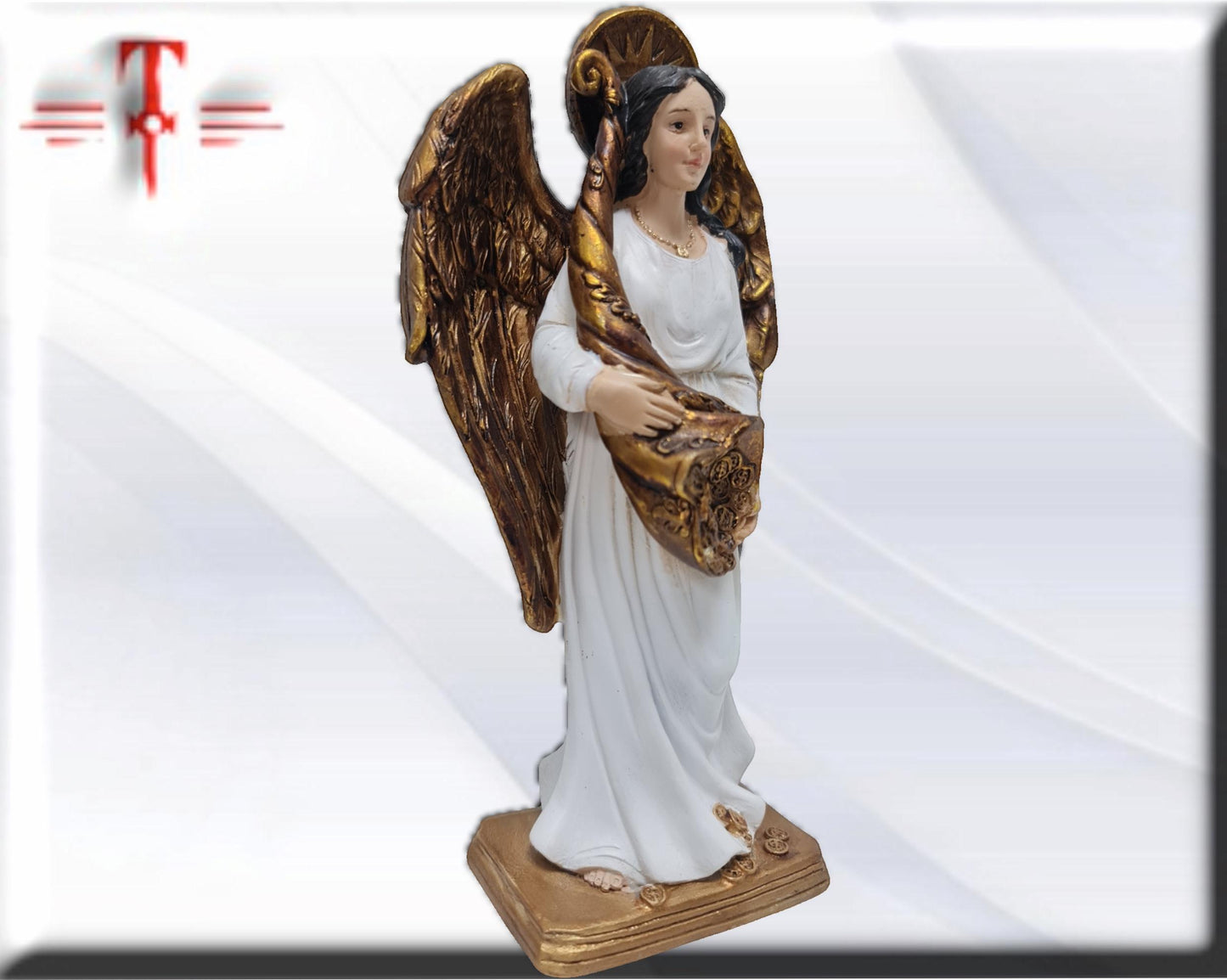 Engelgöttin des Glücks und des Überflusses, katholische Heilige und Jungfrauen, religiöse Produkte