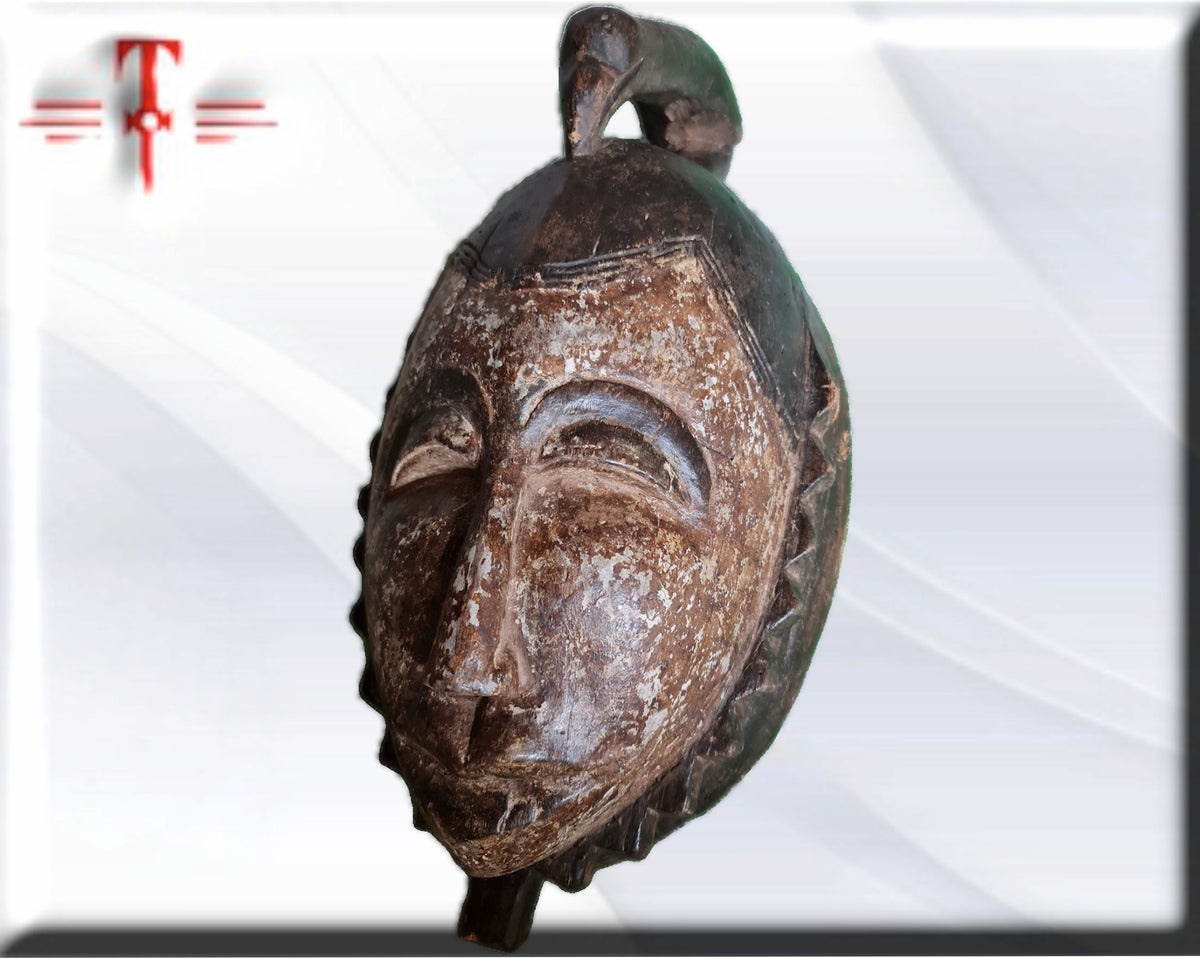 Antike Igbo-Maske, Nigeria, afrikanische Kunst