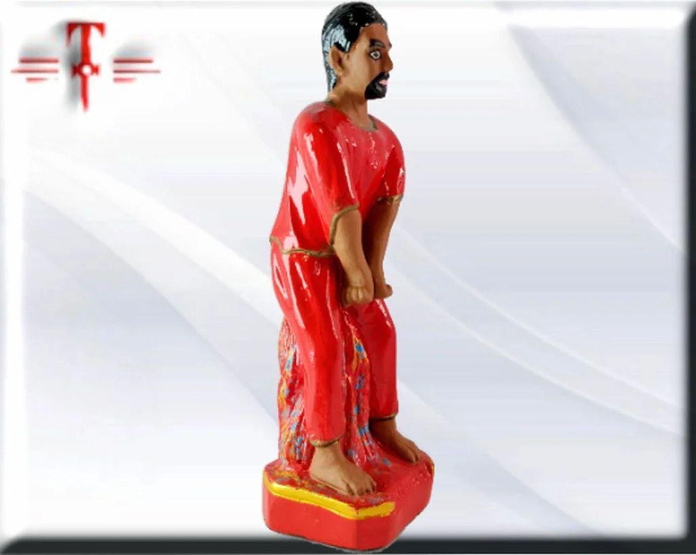 Gipsfigur Exú Tiriri, Candomble, Kimbisa, Umbanda