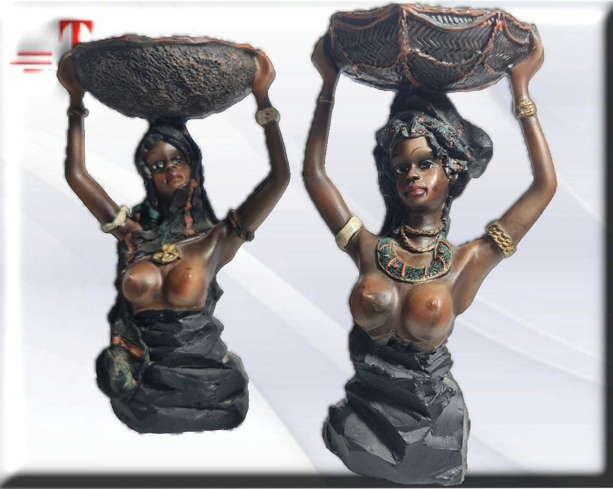 Pack 2 mujeres africanas Trabajadoras , decoración africana