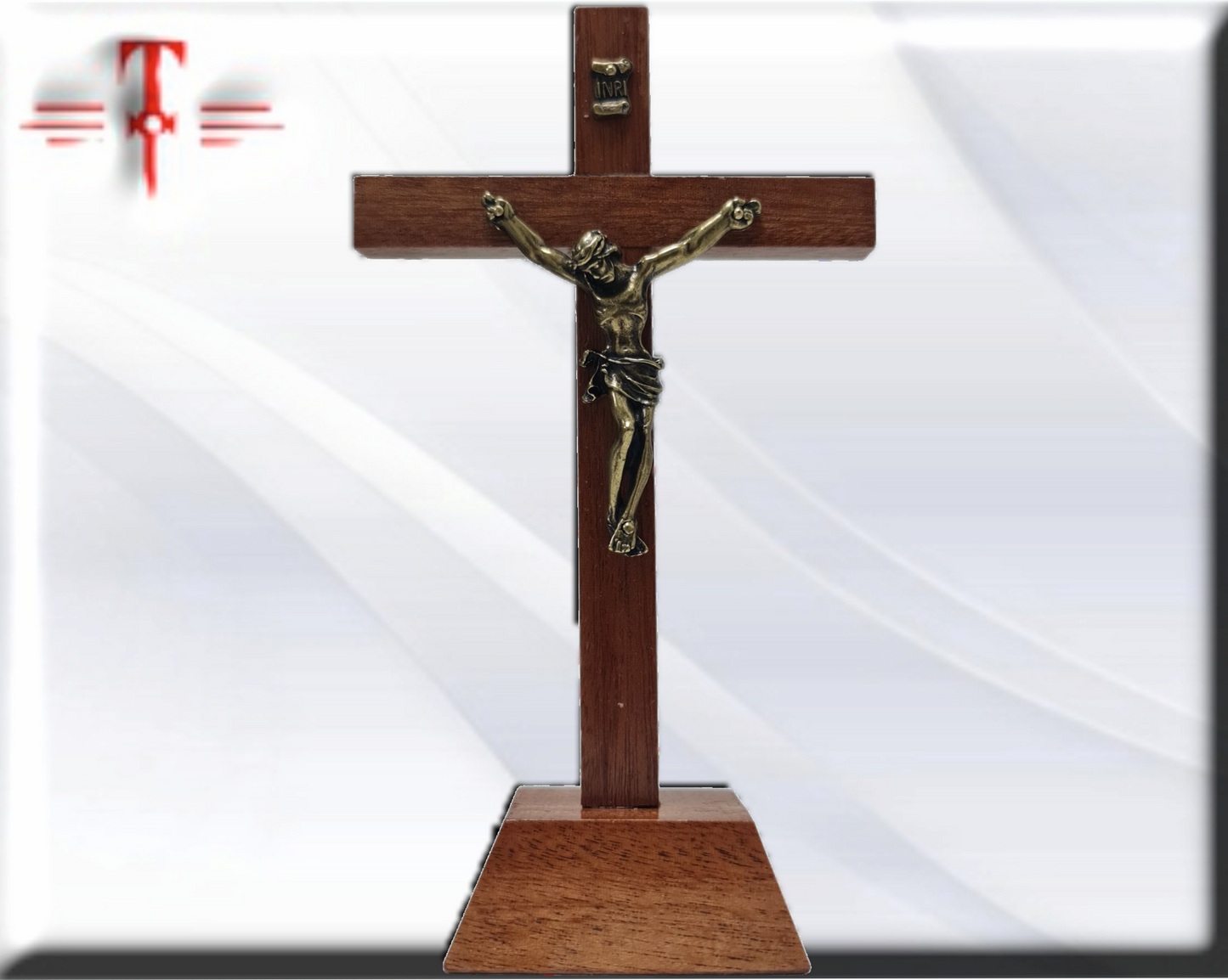 Cruz madera cedro con jesus , Santos y Vírgenes católicos , productos Religiosos