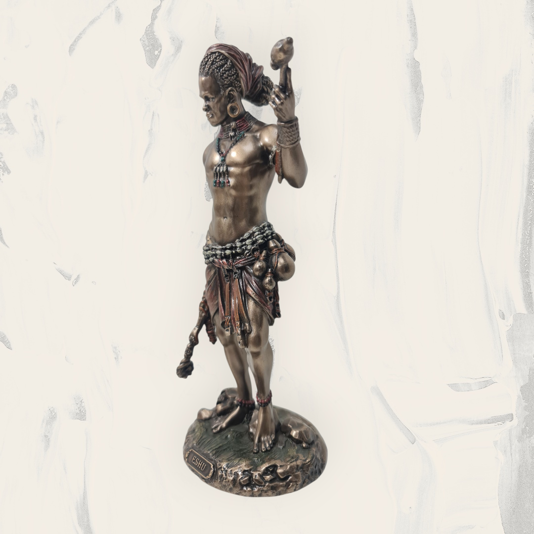 Orisha Eshu , estilo veronese , deidades yoruba , Santeria , dioses africanos