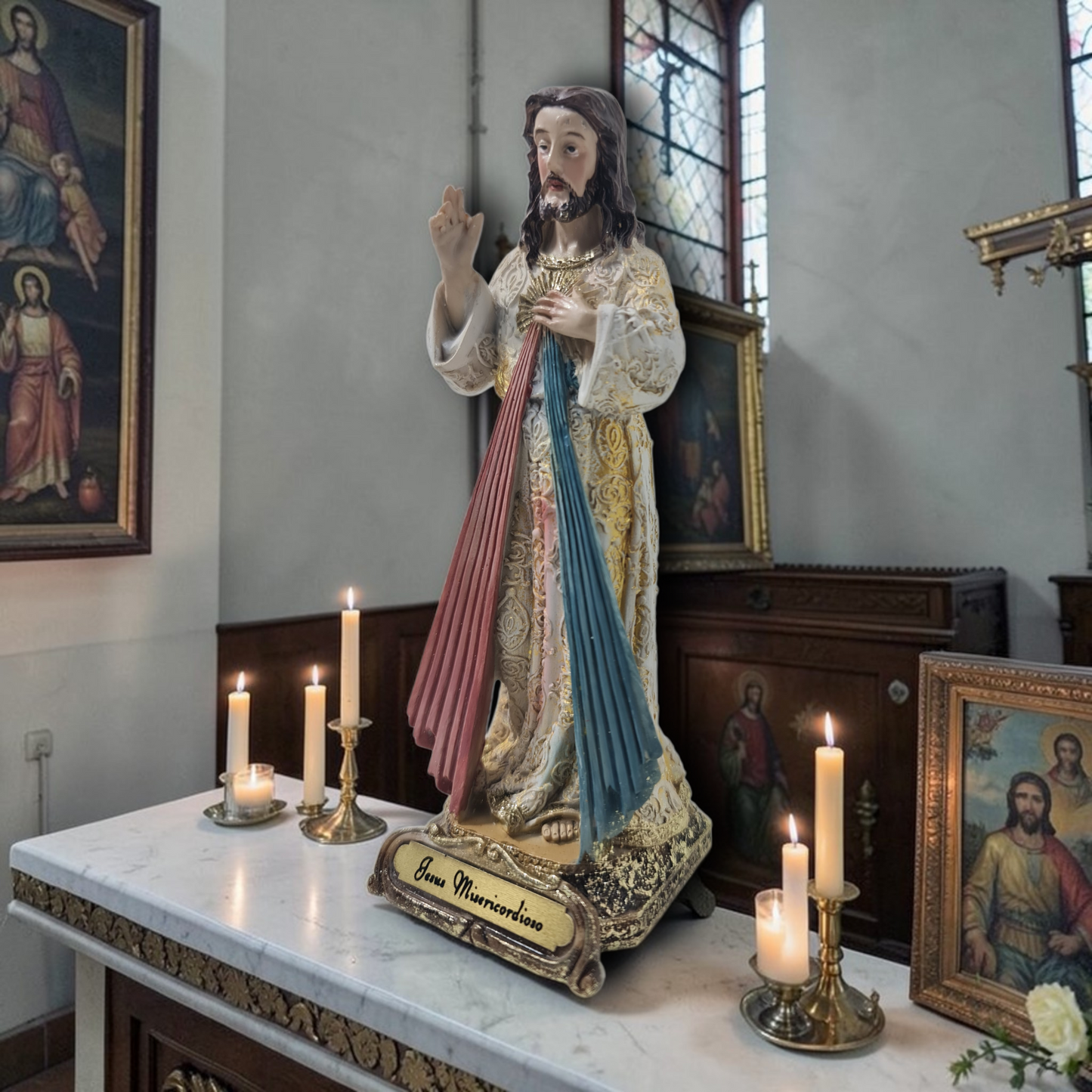 Cristo Misericordioso. Santos y Vírgenes Católicas, Productos Religiosos