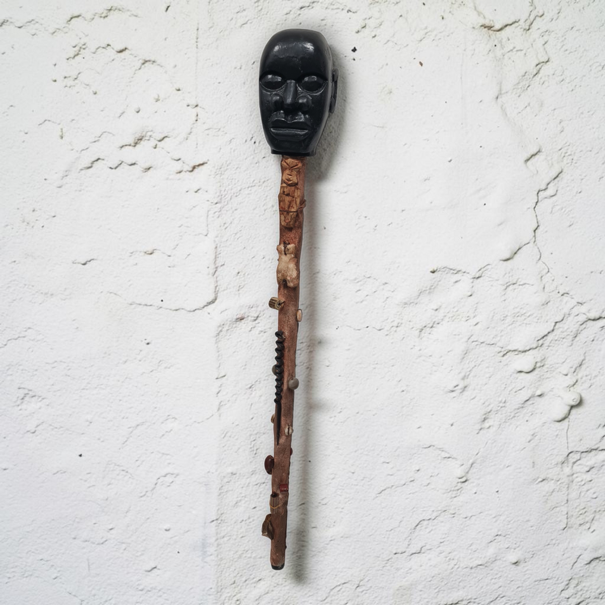 Bastón de carga Eggun , santería , Palo Mayombe , voodoo