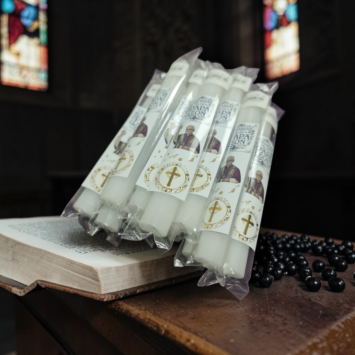 Vela Bujia Conmemorativa visita a Canarias Papa Leon XIV