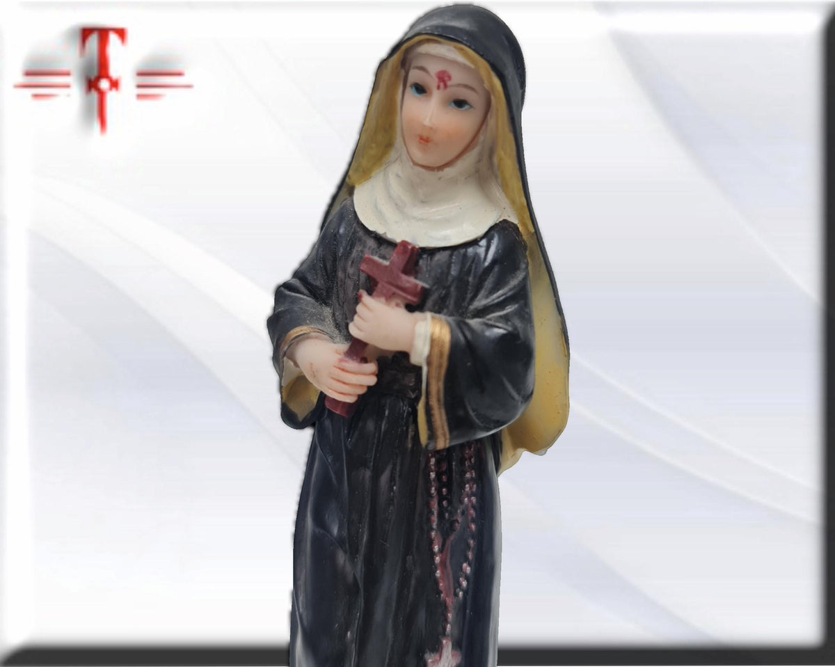 Estatua Santa Rita de Casia . Catholic Saints and Virgins, Religious products,