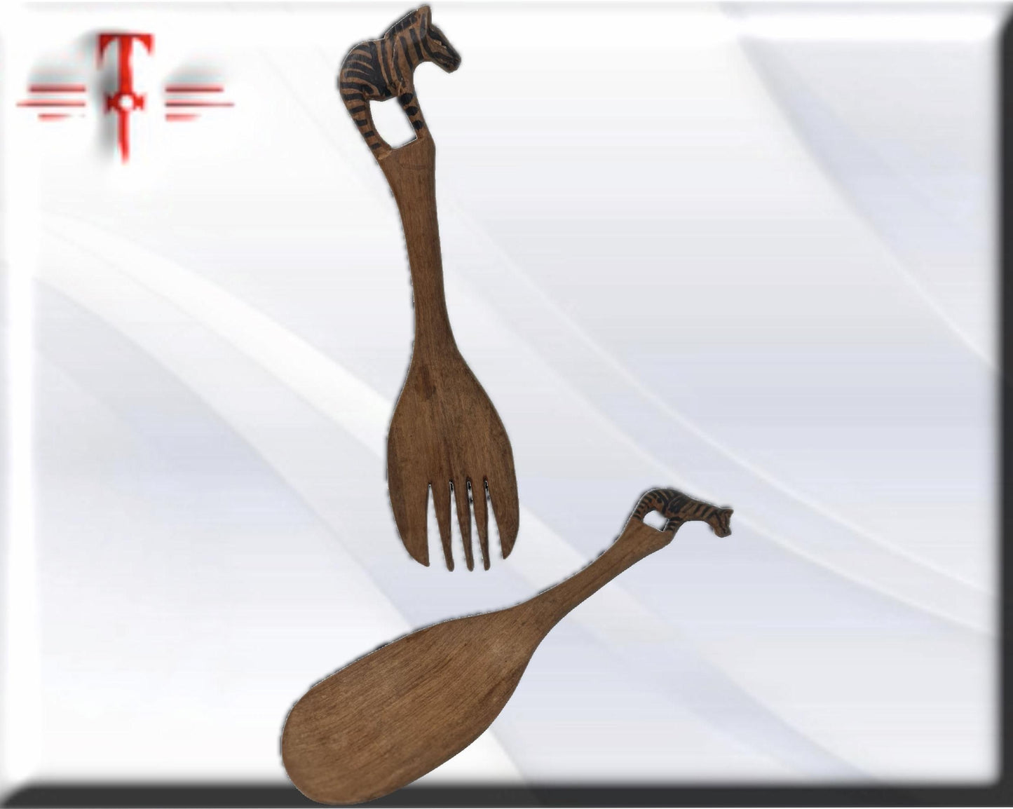 Salatschüssel aus Holz mit Tieren, afrikanische Kunst, Kunstgalerie, Antiquitäten, afrikanisches Kunsthandwerk