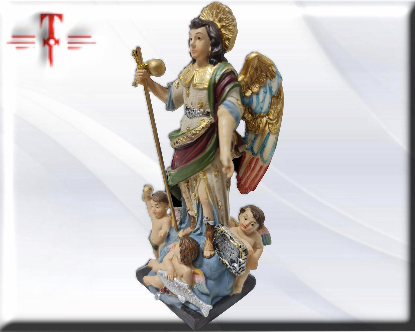 Erzengel Raphael mit Engeln, Katholische Heilige und Jungfrauen, Religiöse Produkte