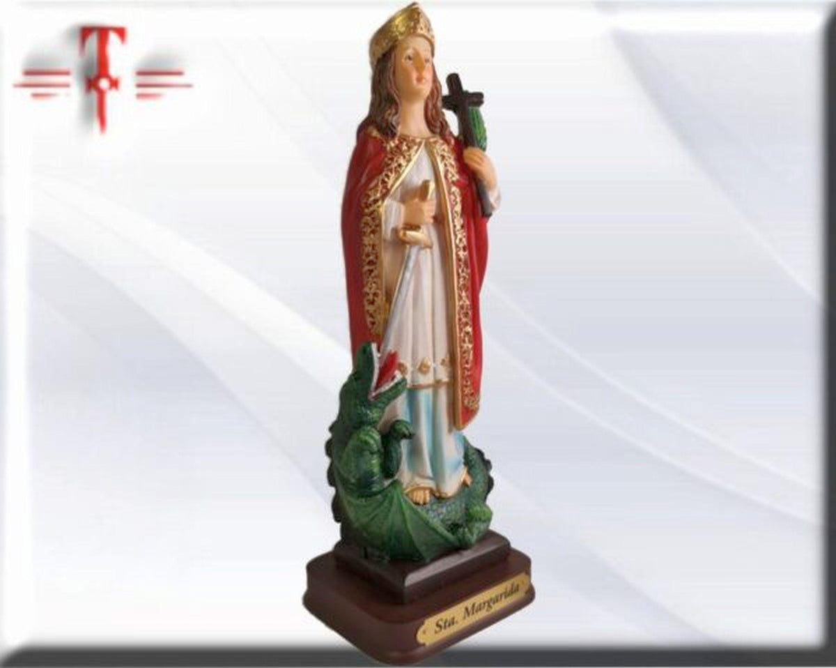 Heilige Margarete. Katholische Jungfrauen und Heilige, religiöse Produkte