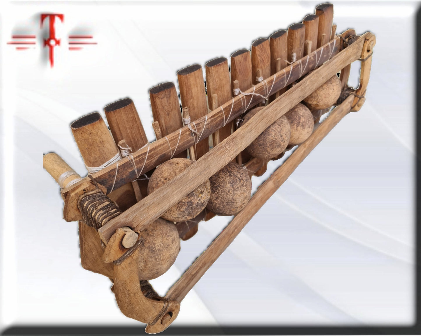11-töniges Balafon-Musikinstrument, hergestellt in Afrika, afrikanische Kunst, Perkussion