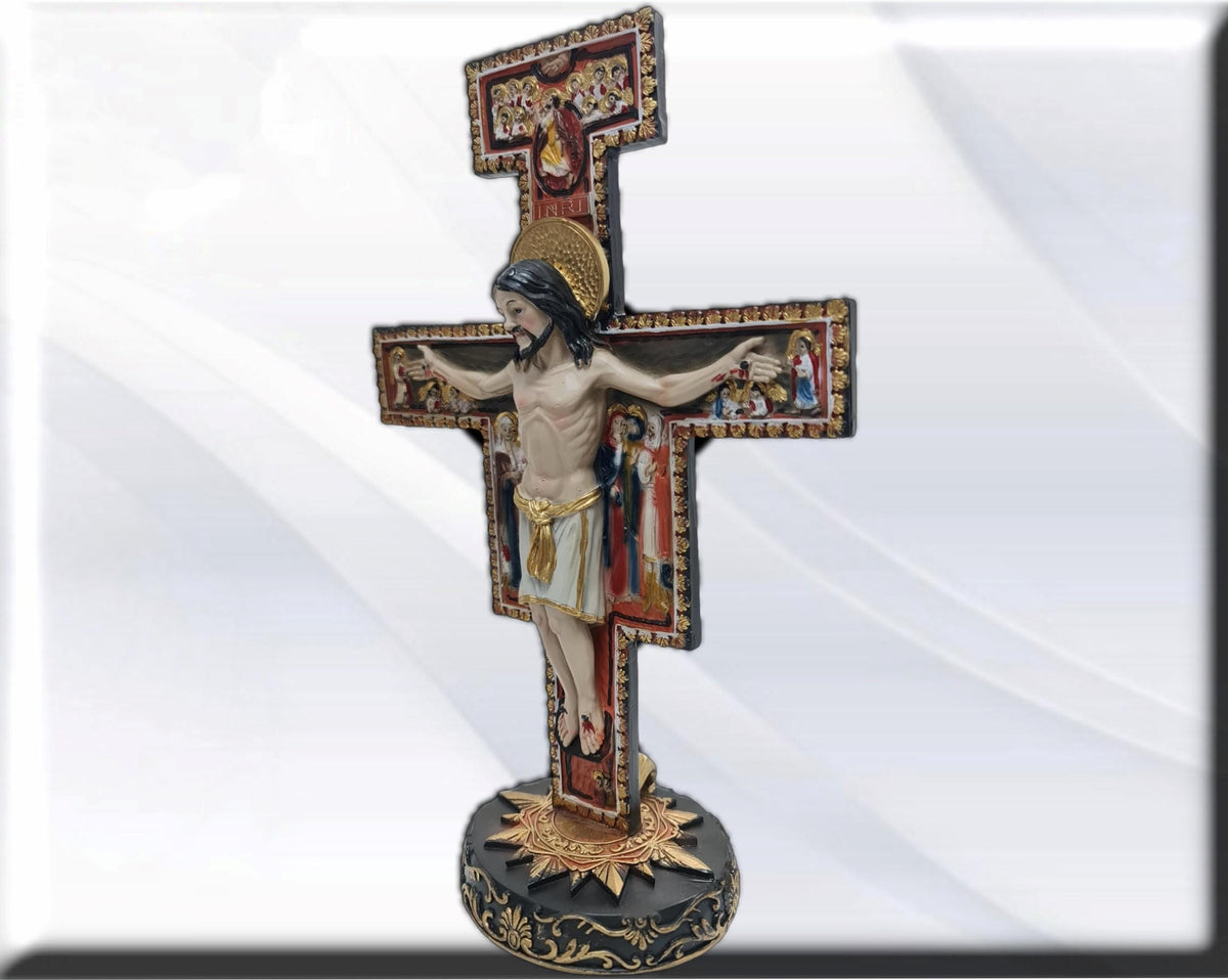 Crucifijo Cruz San Damian . Catholic Saints and Virgins, Religious products,