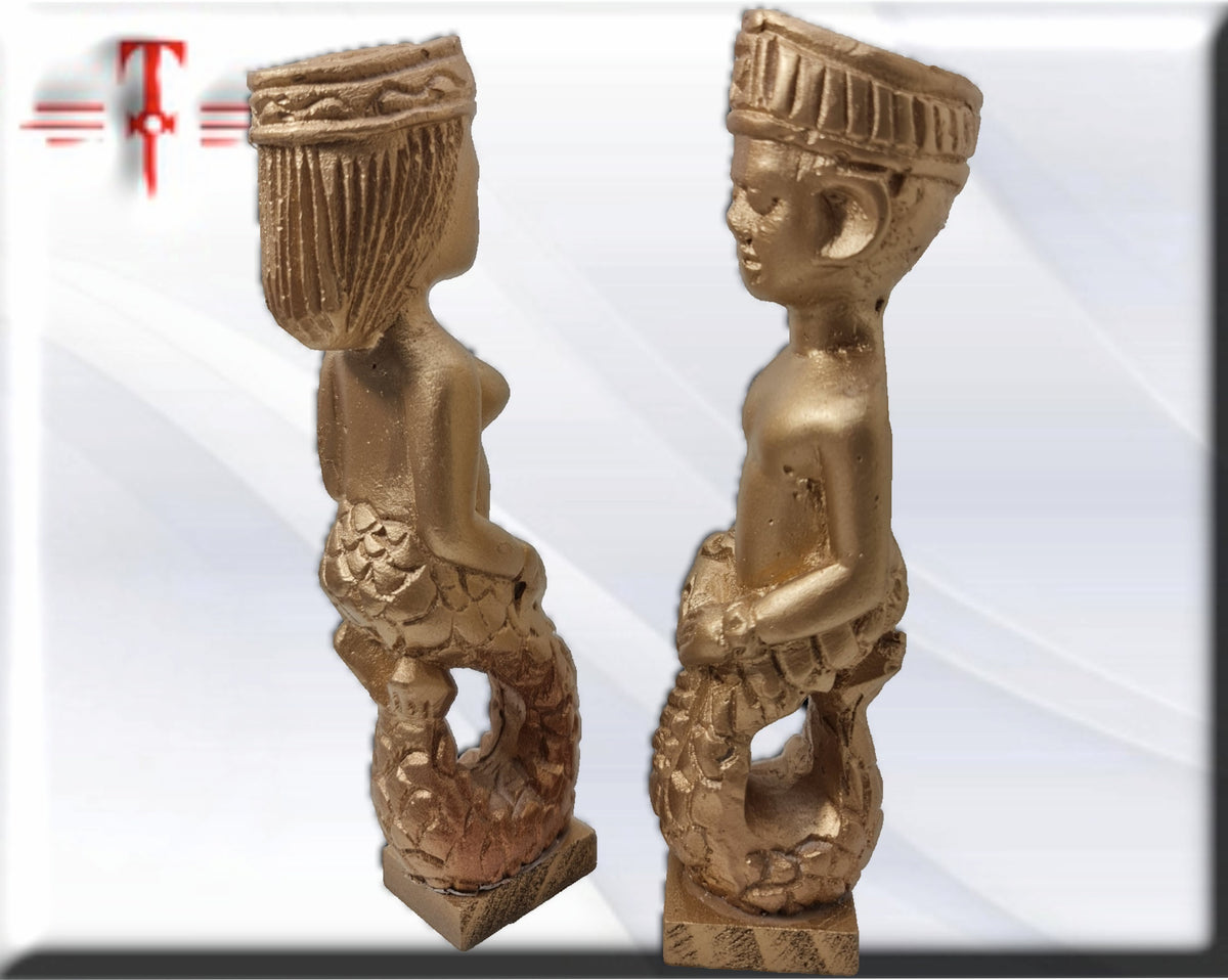 Estatuas Mami wata , diosa del Mar, Hombre y Mujer, Africa