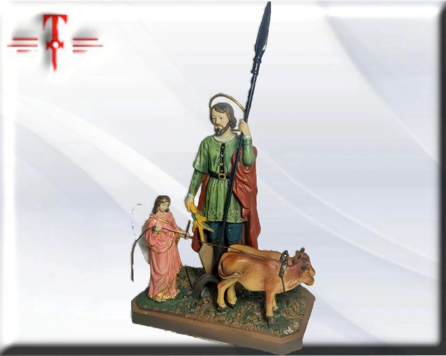 San Isidro con bueyes , Santos y Vírgenes católicos , productos Religiosos