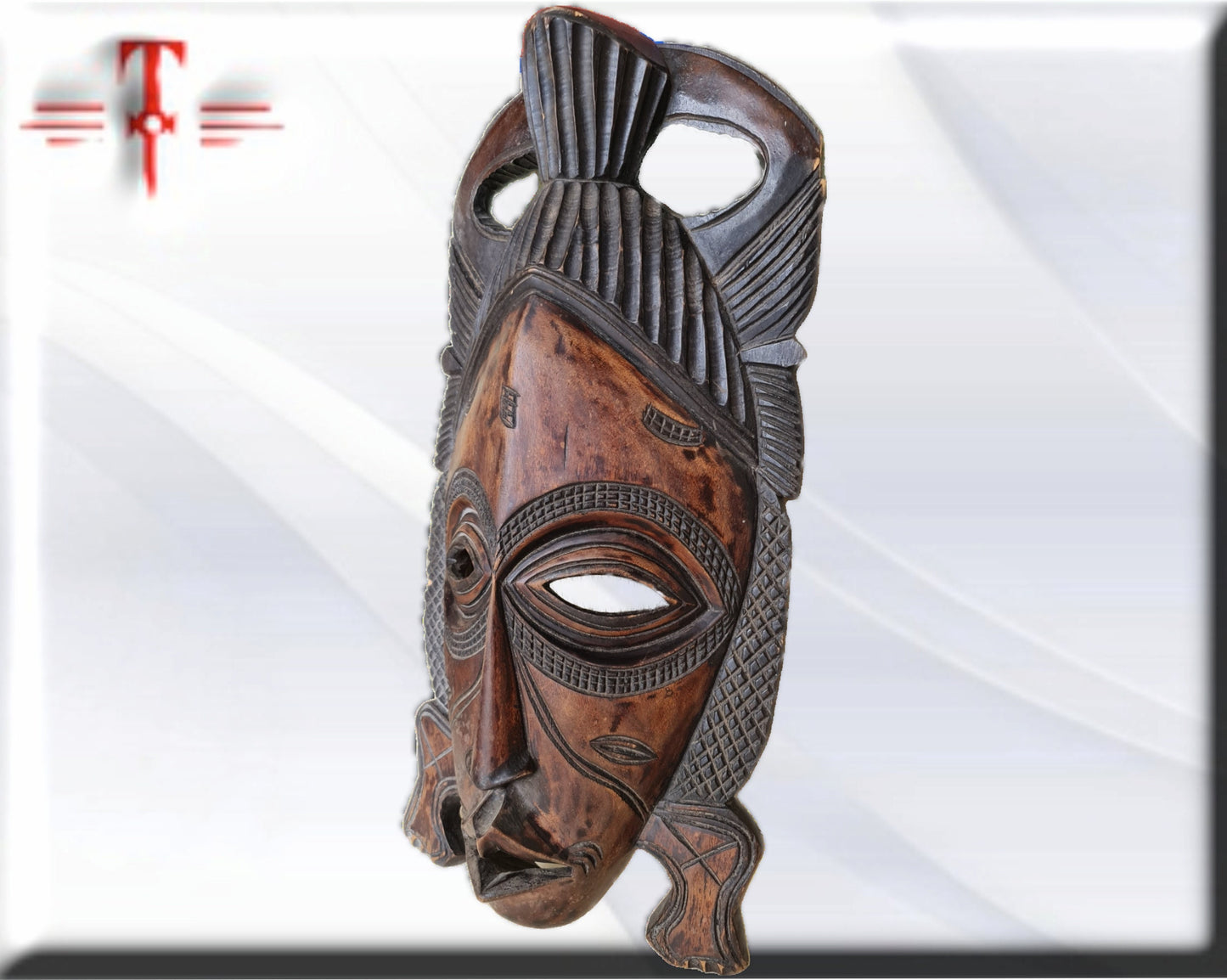 Máscara Yahure Costa de Marfil  , arte Africano , galería de arte , antiguo