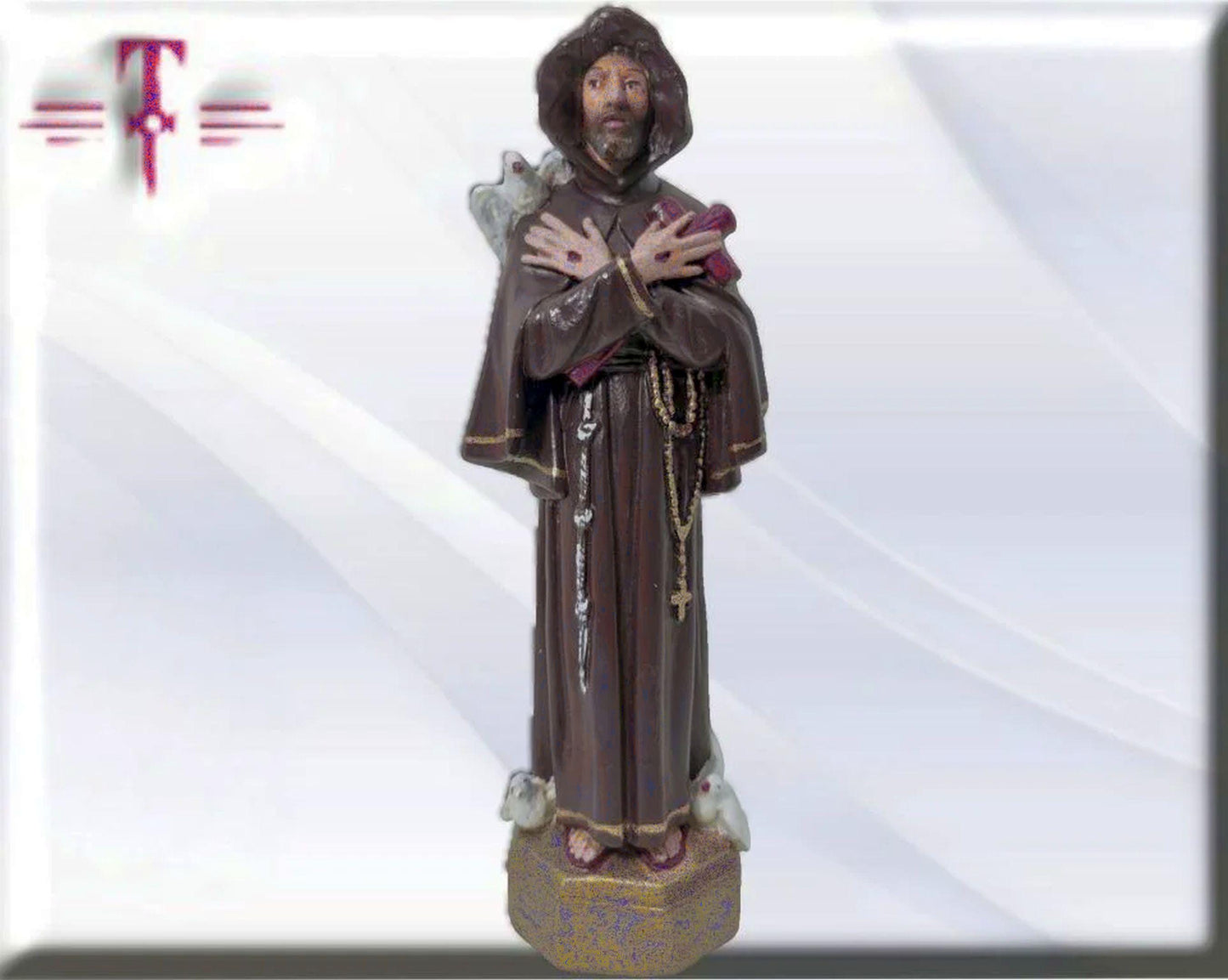 Heiliger Franz von Assisi Gips, Katholische Heilige und Jungfrauen, Religiöse Produkte