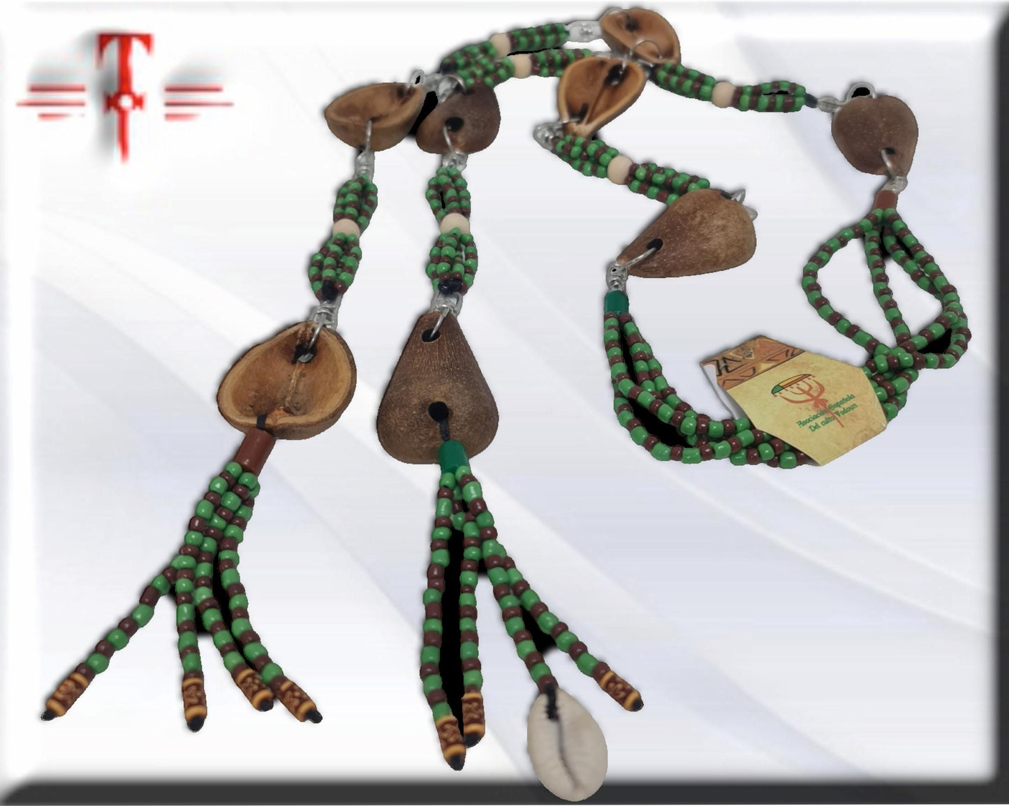 Afrikanisches Yoruba-Labyrinth-Ekuele, Ifá-Samen, Opele-Egbere. Santeria Babalawo