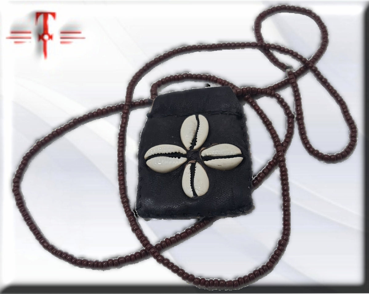 Afrikanisches Amulett, um Geld zu gewinnen. schwarz - Amulette afrikanische Kunst - Geheimnisse des Voodoo der Fon, Benin - religiöse Kunst
