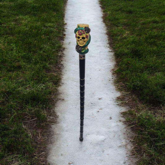 Eggun mit Stab, Santeria, Palo Mayombe, Voodoo