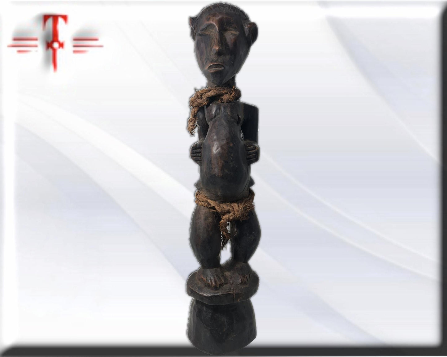 Fetiche Bakongo  Congo  Tribal  , arte Africano , Galería de arte , hecho a mano