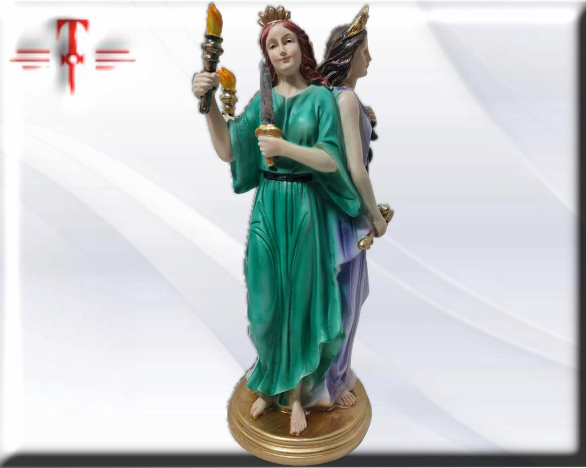 Diosa Hekate , dioses mitologicos , articulos esotéricos y religiosos , pintado a mano