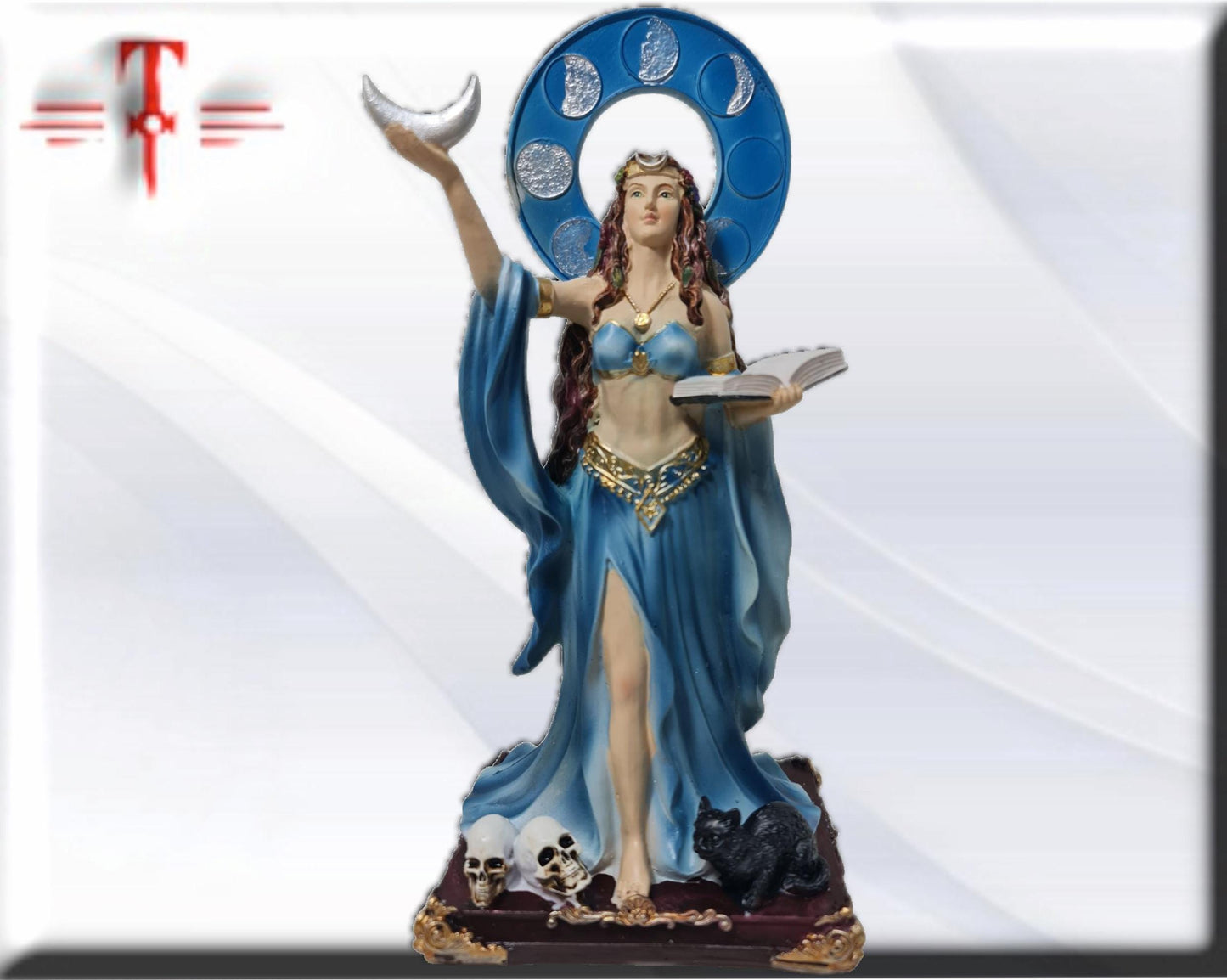 Aradia-Statue, mythologische Götter, esoterische und religiöse Gegenstände, handbemalt