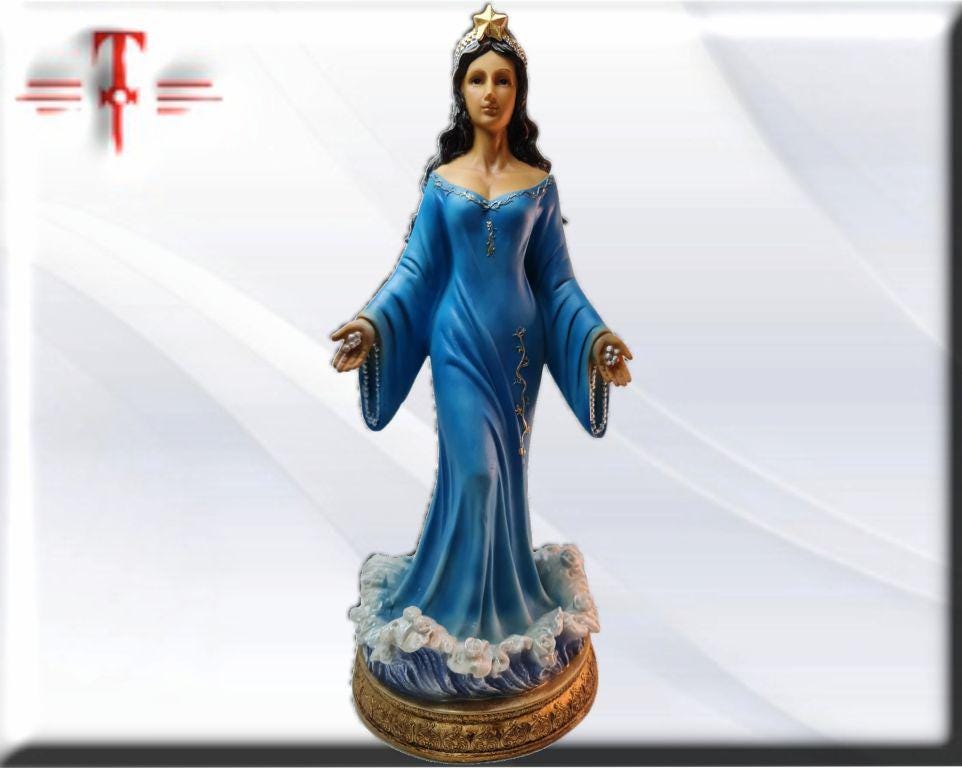 Orisha Yemaya 40cm, Göttin des Meeres, Santeria