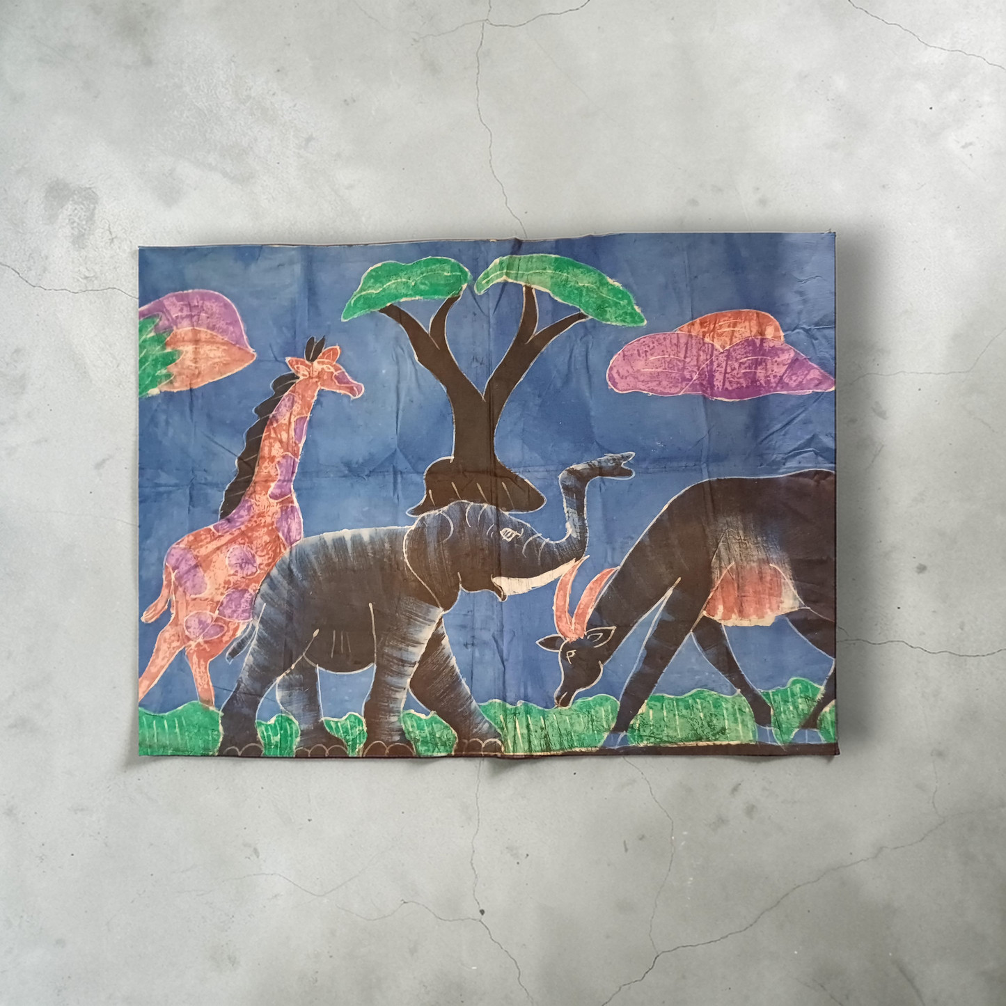 Tapiz artesanal Africano