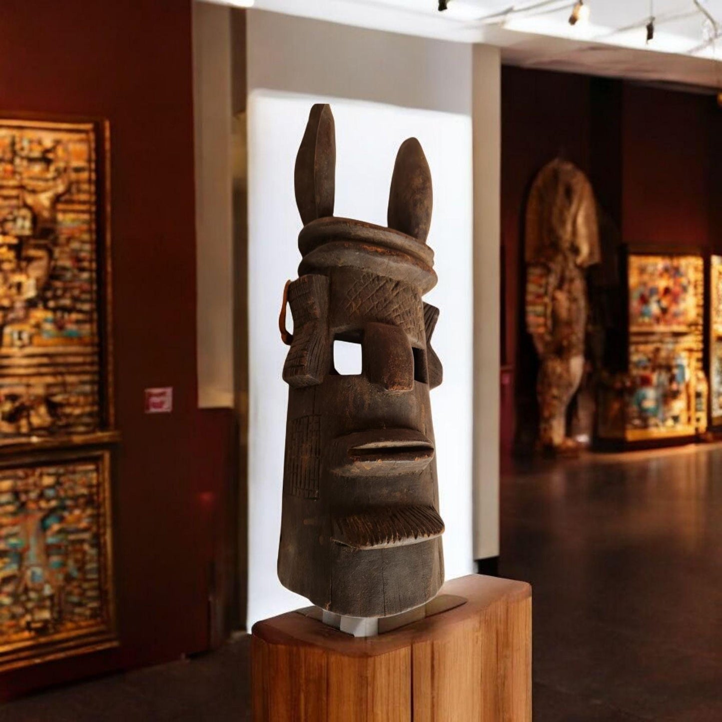 Antike Bamun Kamerun Maske afrikanische Kunst