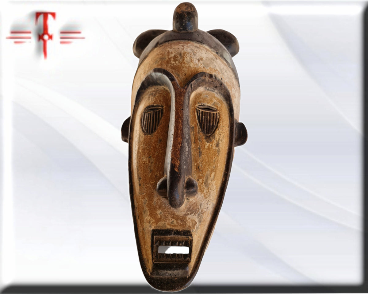 Kwese Mask Kongo Afrikanische Kunst, Afrikanische Kunstgalerie, Antike
