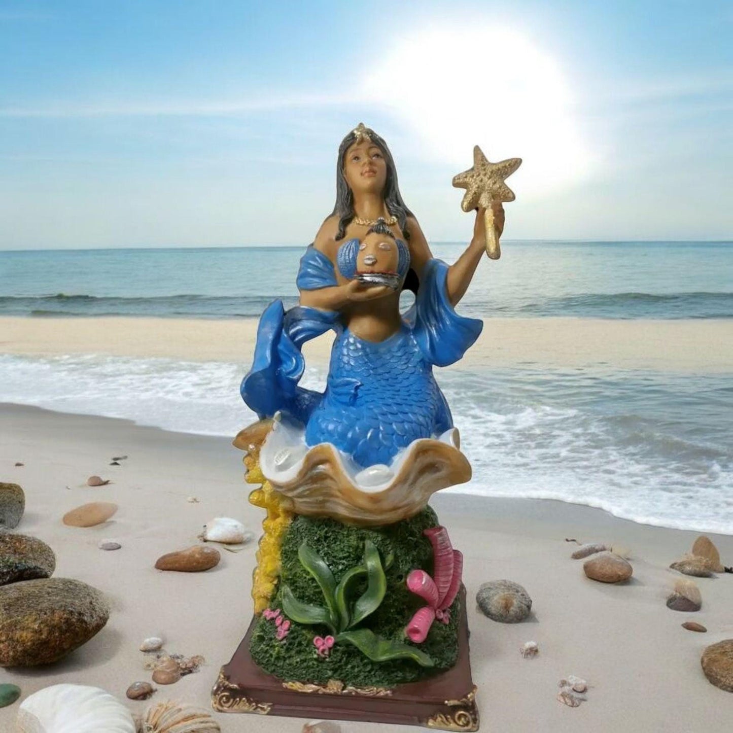 Orisha Yemaya in Muschel, Göttin des Meeres, Santeria
