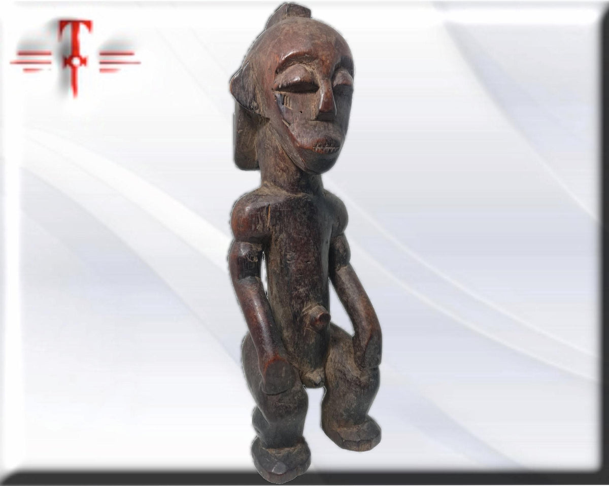 Afrikanischer Fetisch Kongo Tribal, Afrikanische Kunst, Kunstgalerie, Handgefertigt