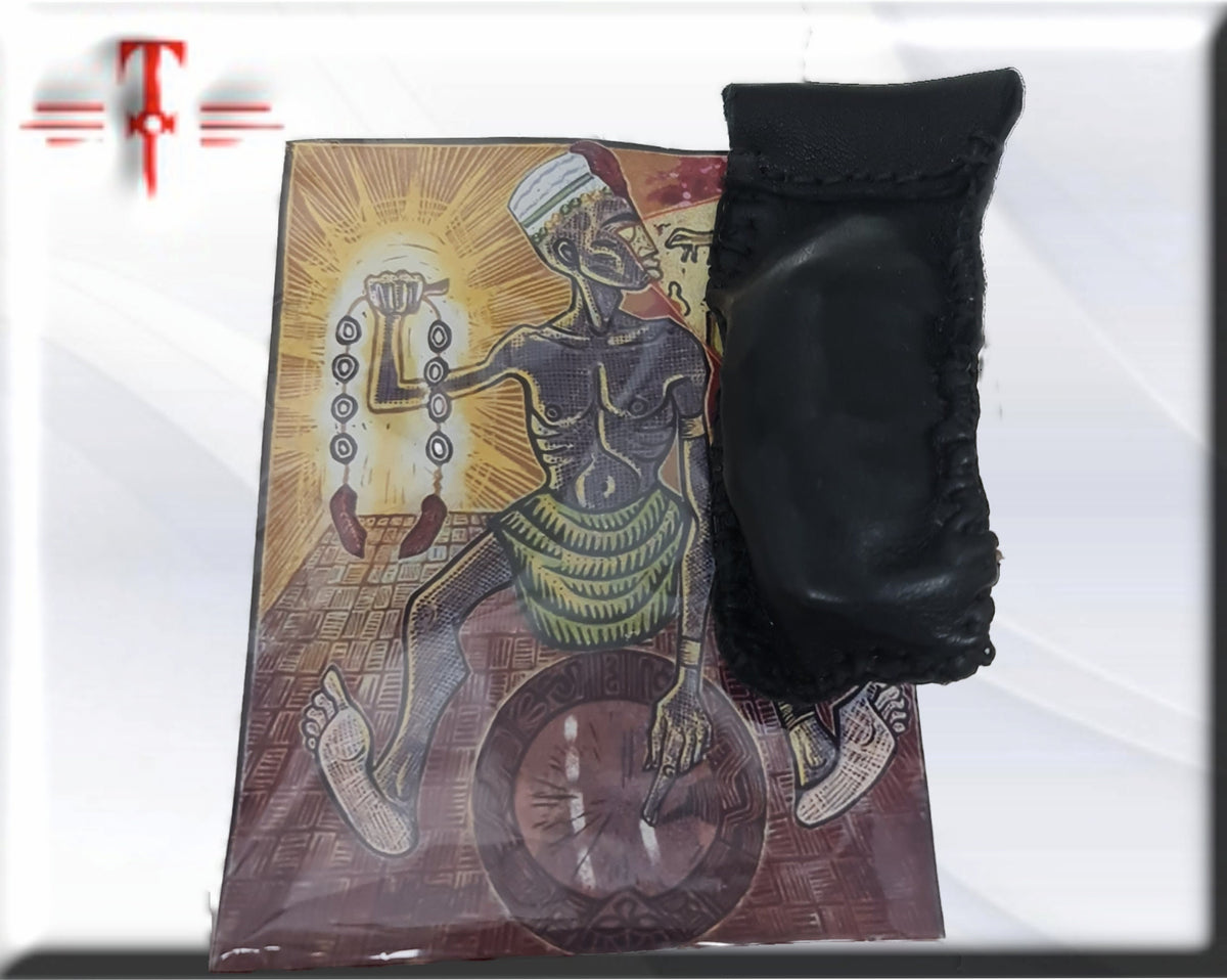 Amuleto africano Para evolucionar en inversiones  , arte africano ,secretos del Voudun Fon