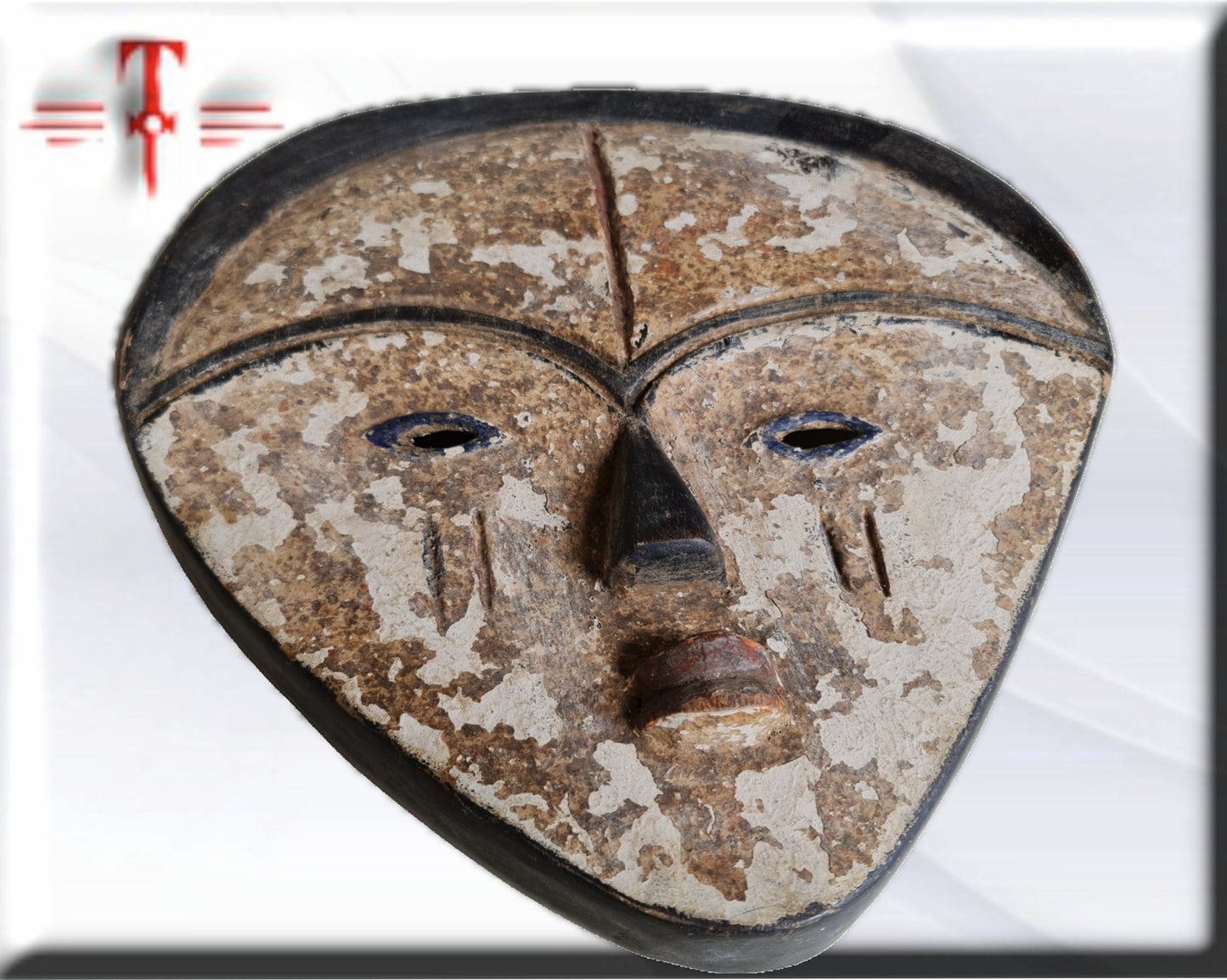 Dogon-Maske Mali REF:116, Afrikanisches Kunsthandwerk, Afrikanische Kunstgalerie, Antike