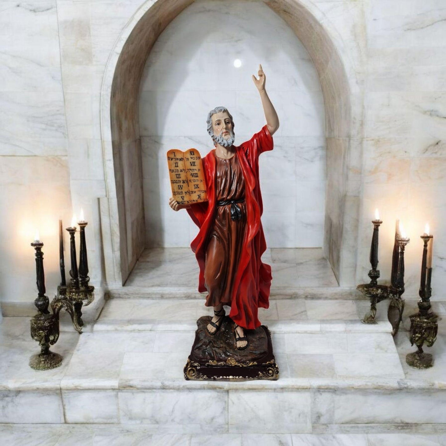Figura de Moisés. Santos y vírgenes católicos, Productos religiosos,