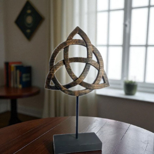 Statue des Gottes Dagda, mythologische Götter, esoterische und religiöse Gegenstände, handbemalt