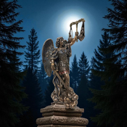 Arcángel San Miguel con balanza