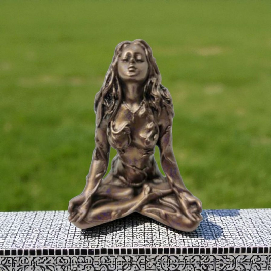 Statue des Gottes Dagda, mythologische Götter, esoterische und religiöse Gegenstände, handbemalt