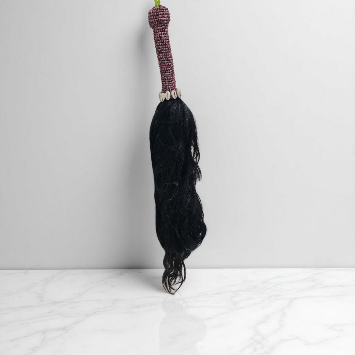 Afrikanischer Iruke-Schachtelhalm, handgefertigt, Ifá Santeria Palo Mayombe babalawo