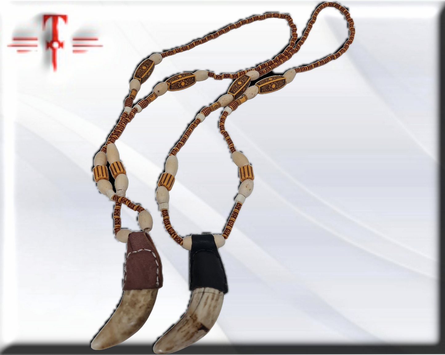 Glückslederanhänger, Original aus Benin, Amulett