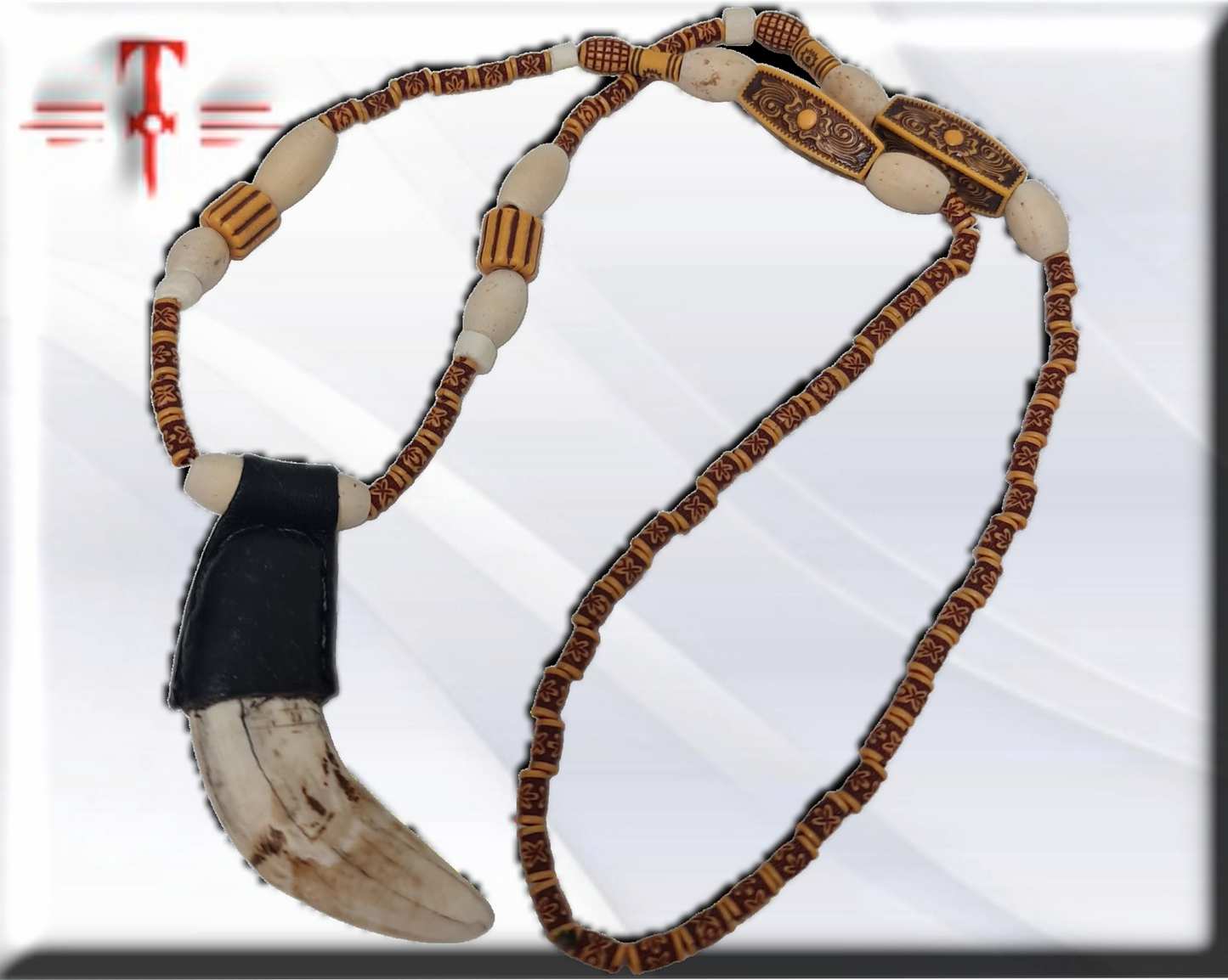 Glückslederanhänger, Original aus Benin, Amulett