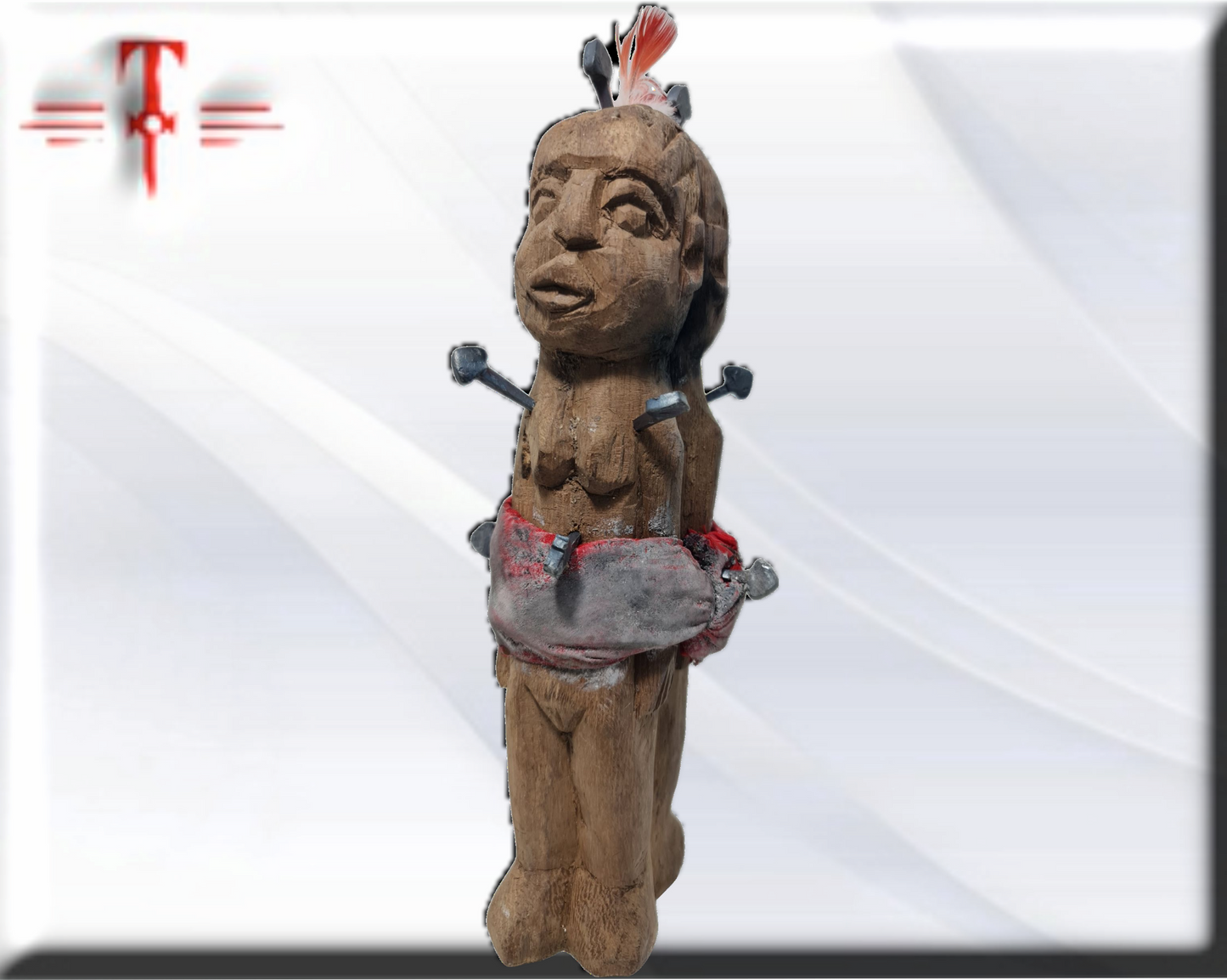 Sklavenfetisch wird zur Dominanz eingesetzt, Geheimnisse des afrikanischen Voodoo