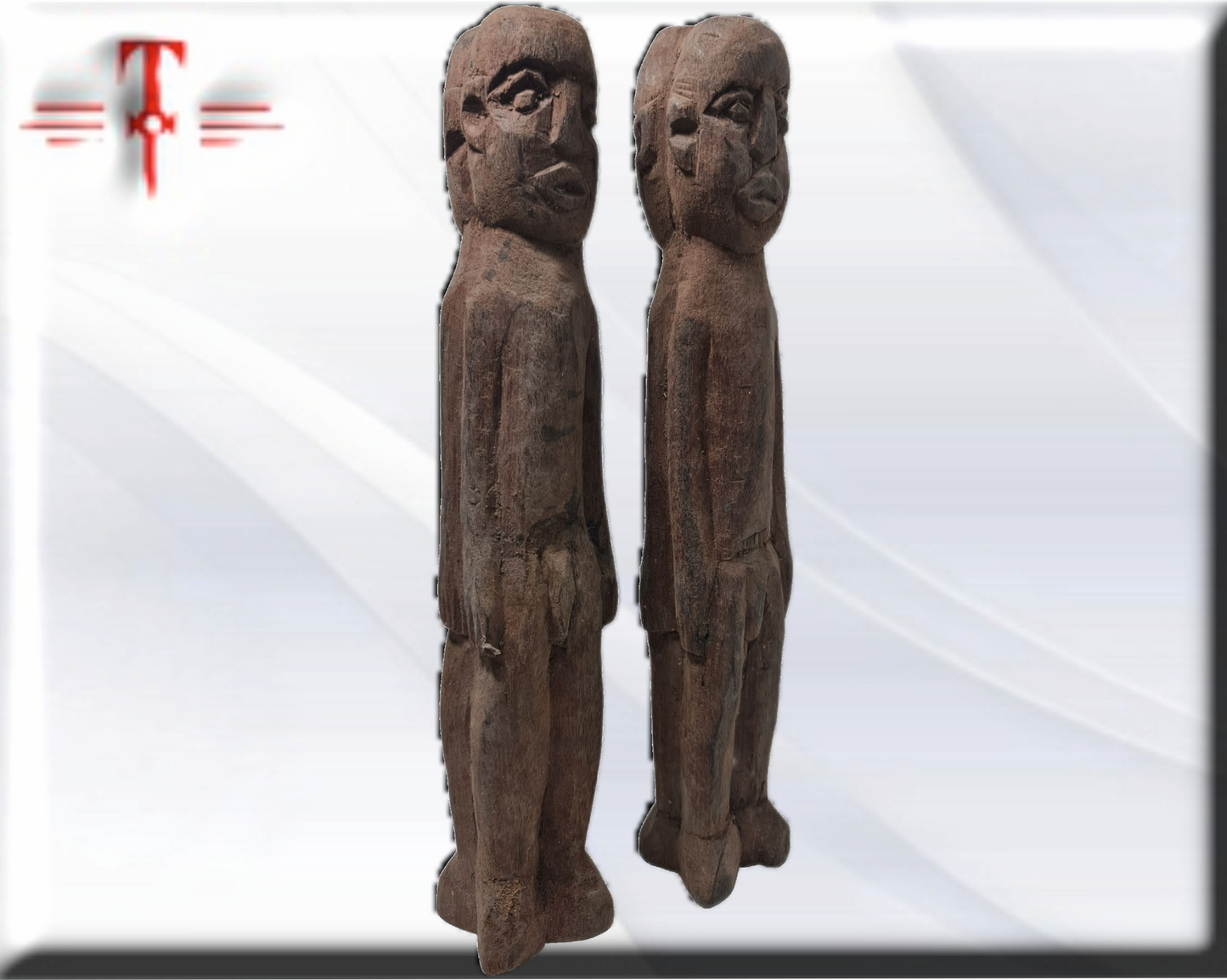 Muñeco alboran Agriyelu, madera - santería , yoruba, lucumí