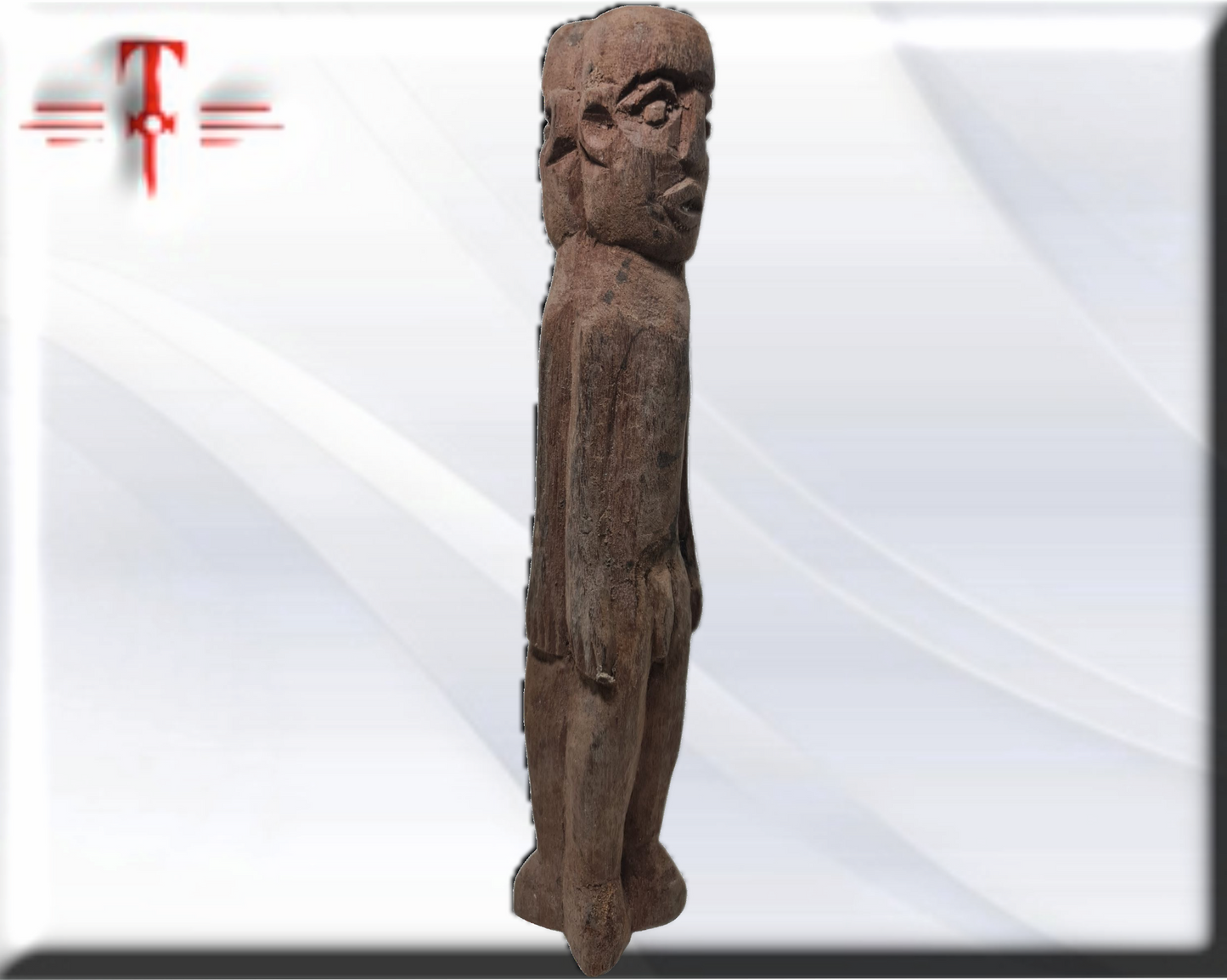 Muñeco alboran Agriyelu, madera - santería , yoruba, lucumí