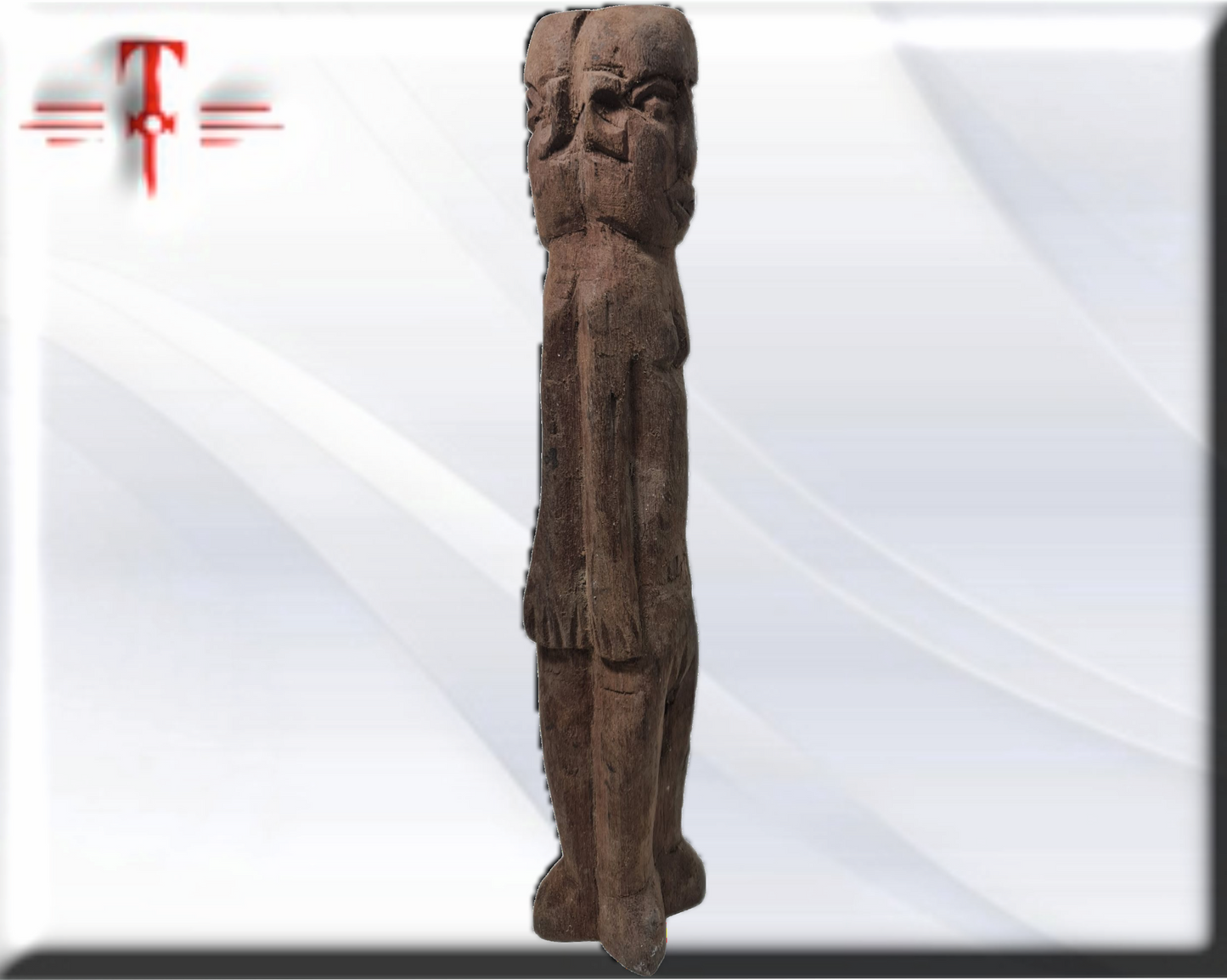Muñeco alboran Agriyelu, madera - santería , yoruba, lucumí