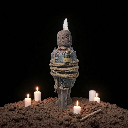 Sklavenfetisch wird zur Dominanz eingesetzt, Geheimnisse des afrikanischen Voodoo