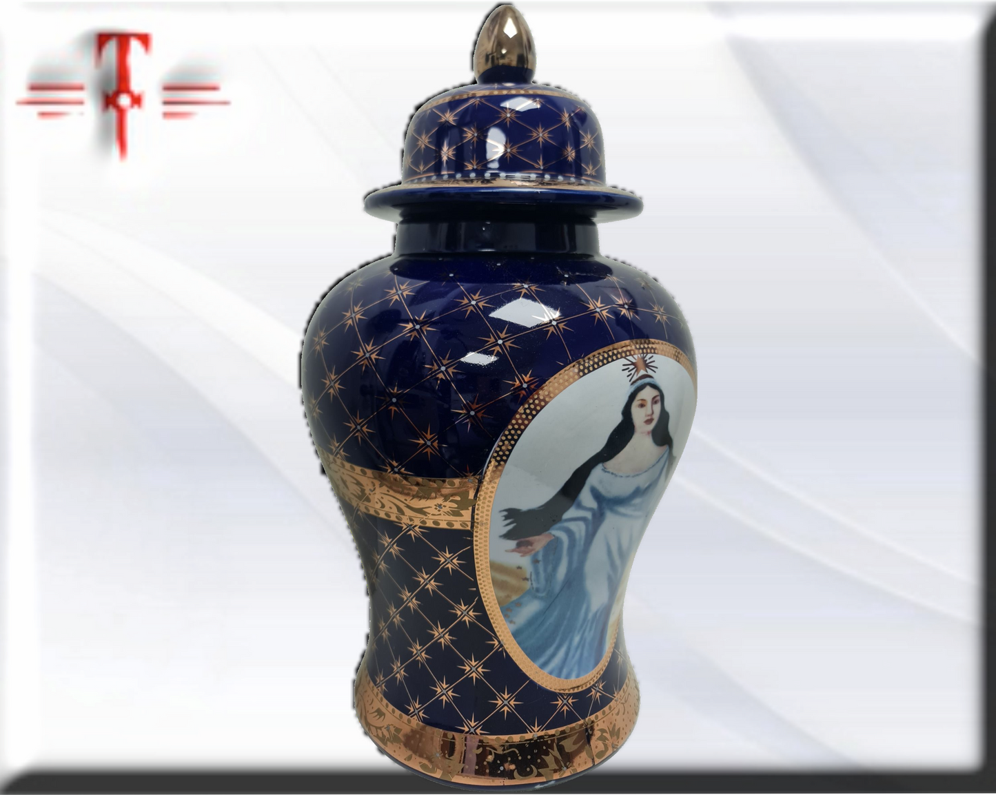 Kürbisbox für die Oricha Oshún, Yoruba Lucumí Santeria