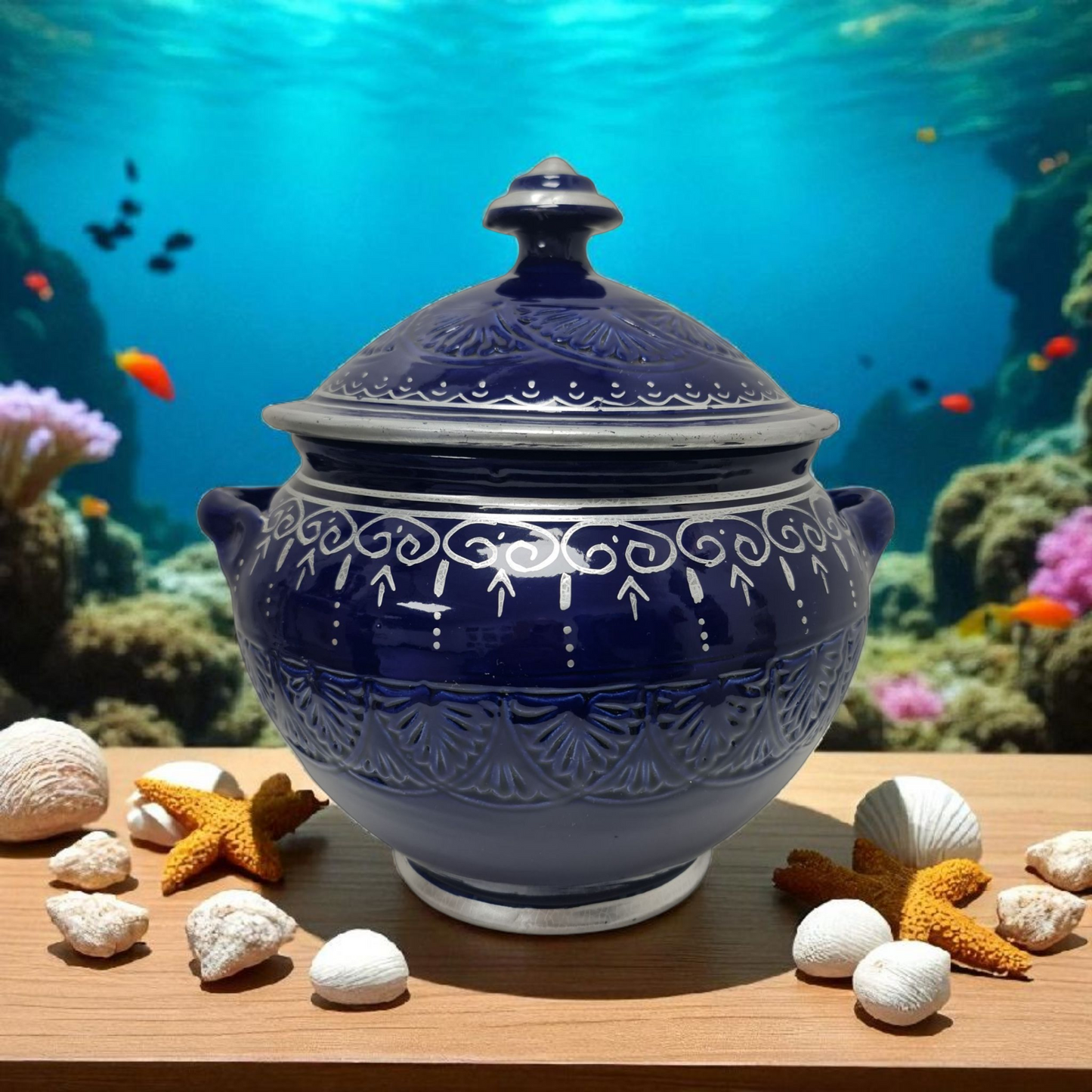 Kürbisbox für die Oricha Oshún, Yoruba Lucumí Santeria
