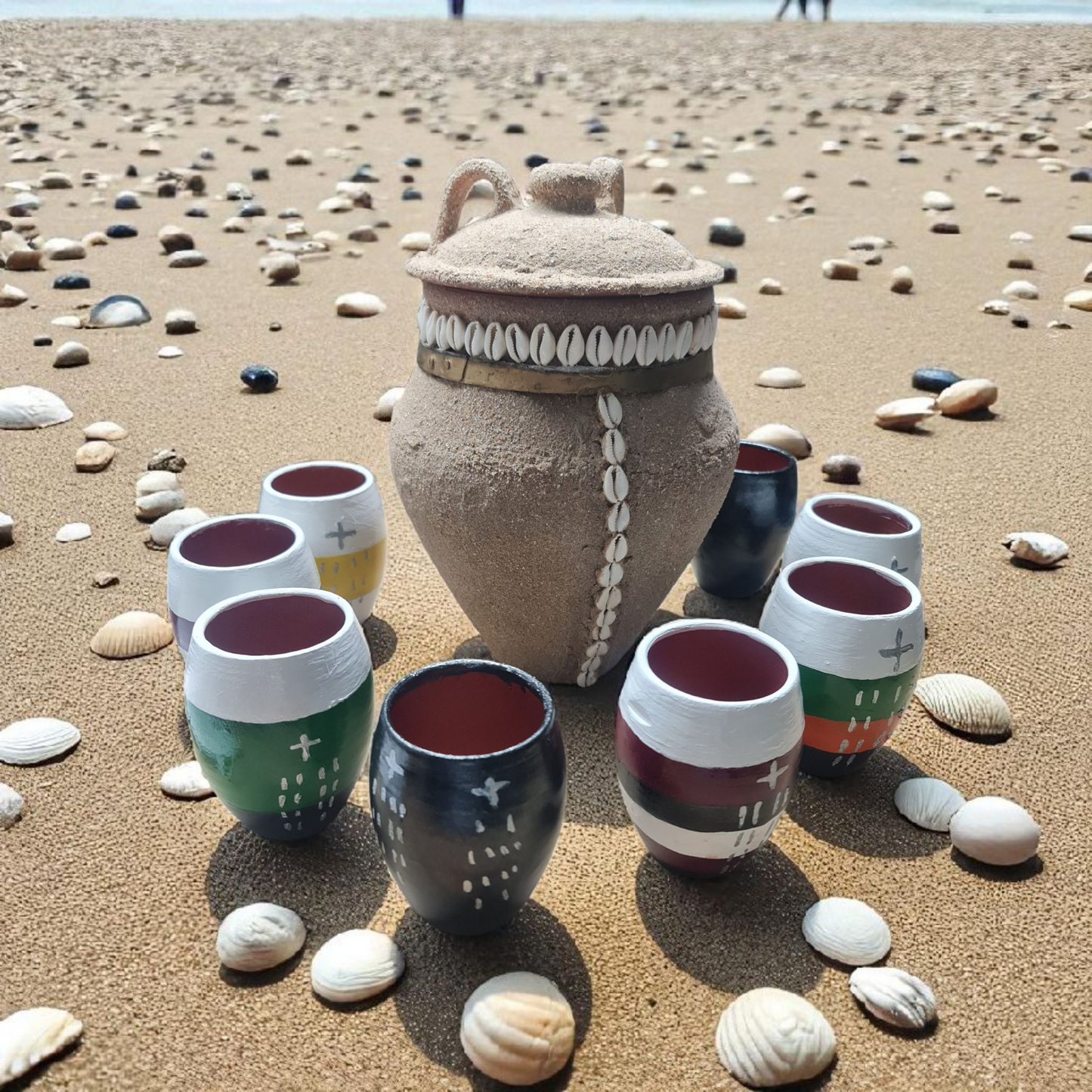 Kürbisbox für die Oricha Oshún, Yoruba Lucumí Santeria