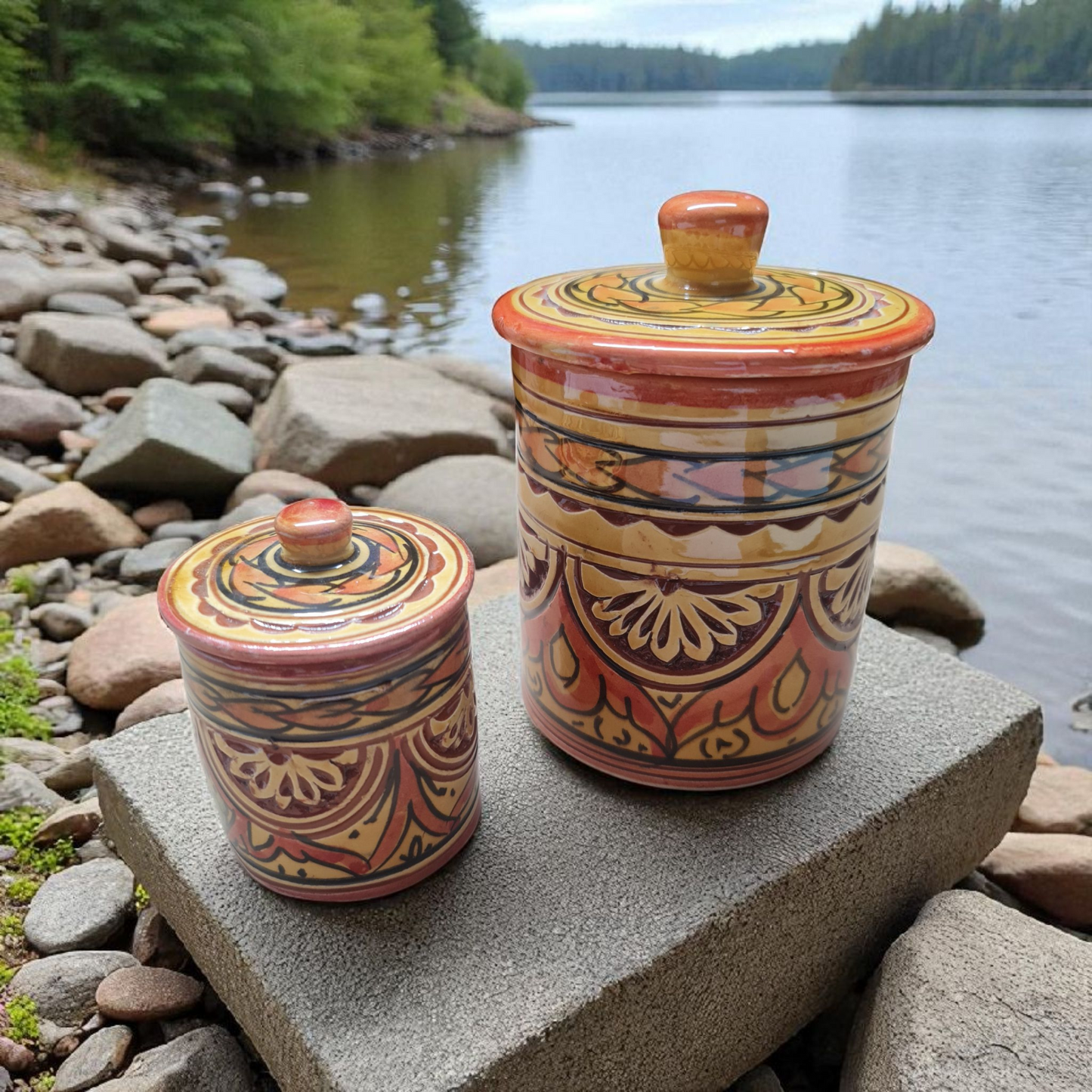 Kürbisbox für die Oricha Oshún, Yoruba Lucumí Santeria