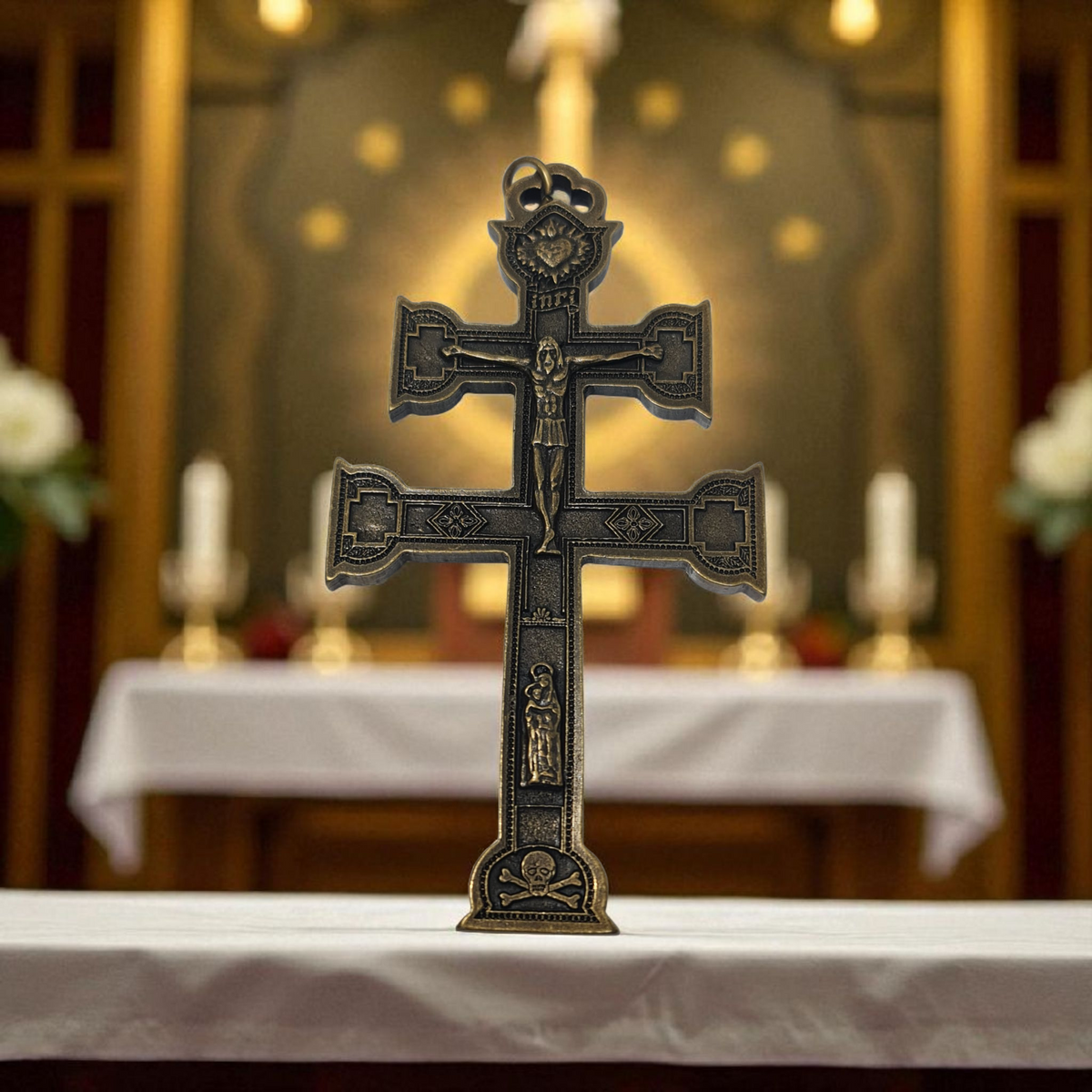 Kreuz Jesu mit den 3 Marien. Katholische Heilige und Jungfrauen, Religiöse Produkte,